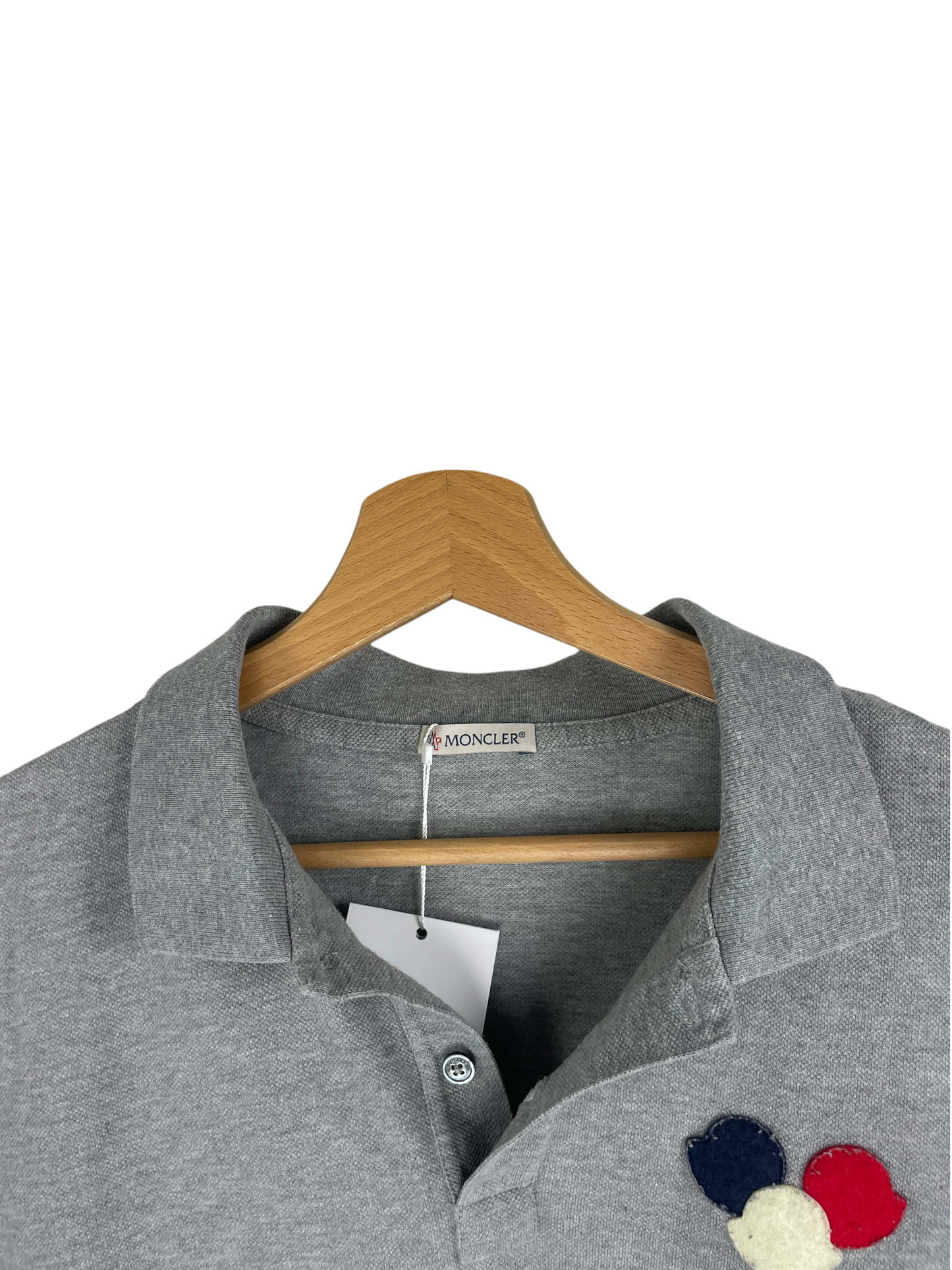 Moncler polo triple logo