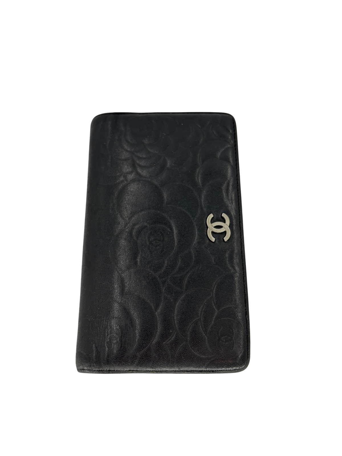 Chanel Portefeuille Cuir Lisse CC