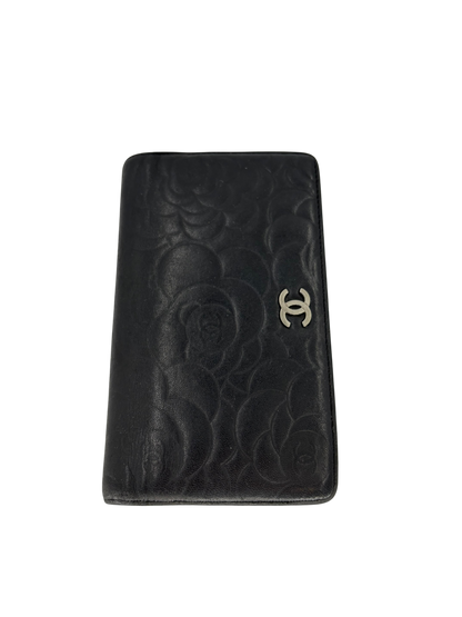 Chanel Portefeuille Cuir Lisse CC