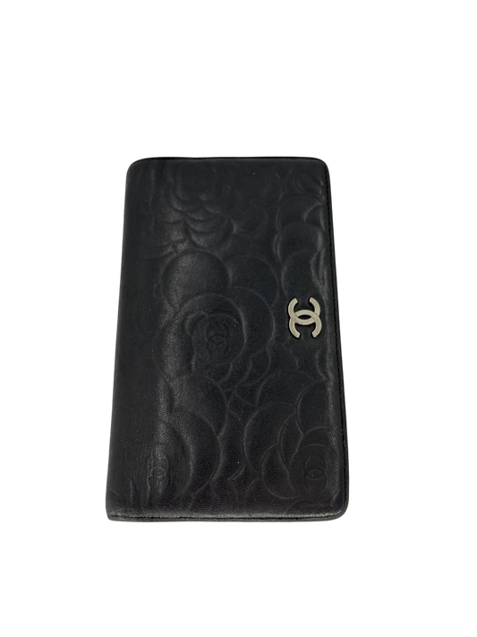Chanel Portefeuille Cuir Lisse CC