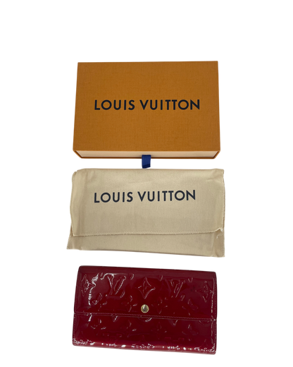 Louis Vuitton Porte-monnaie Sarah cuir vernis
