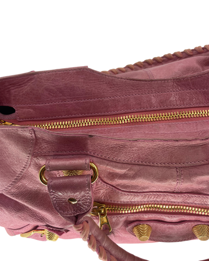 Balenciaga Sac à main City Bag rose