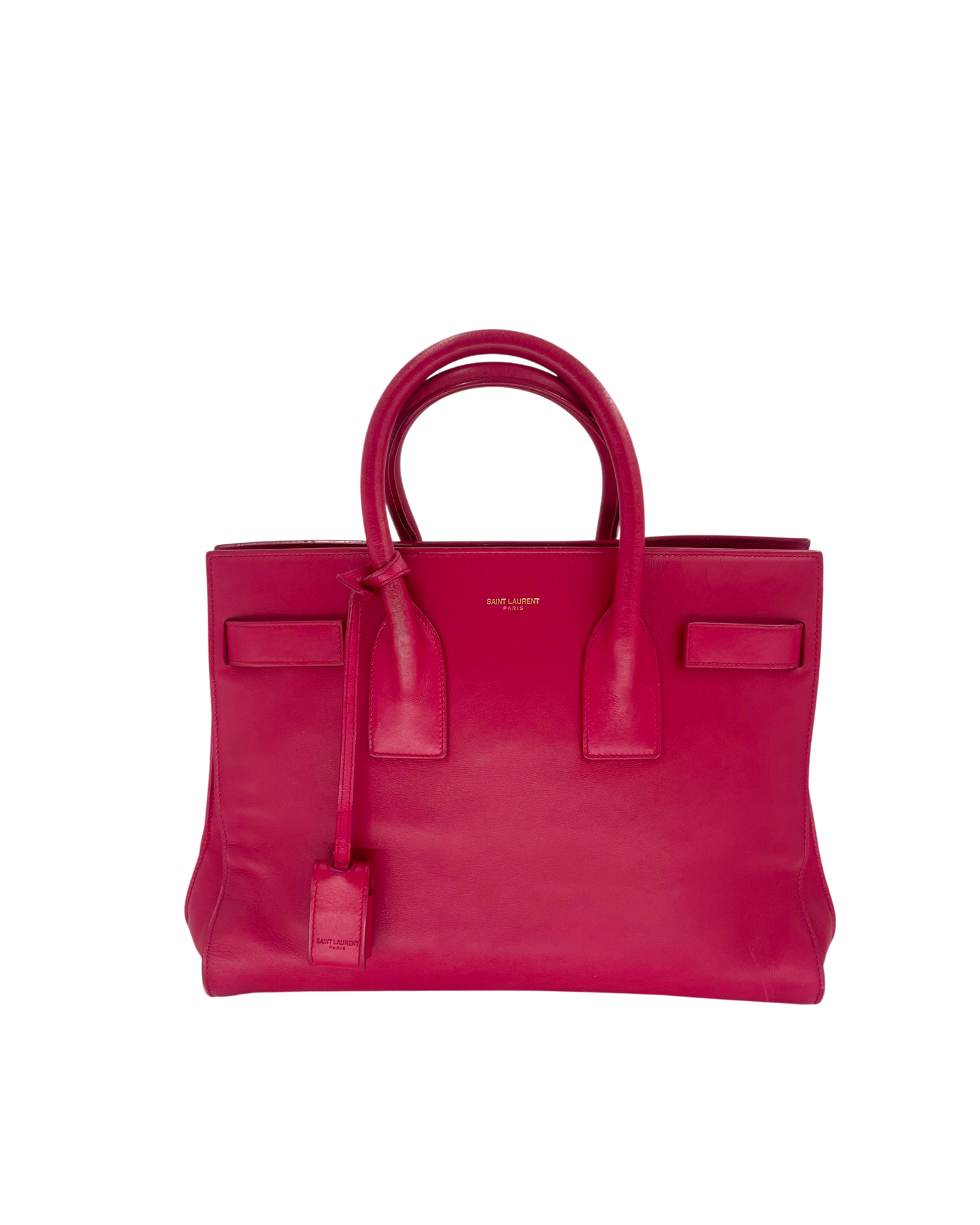 Saint Laurent Sac à main en cuir rose