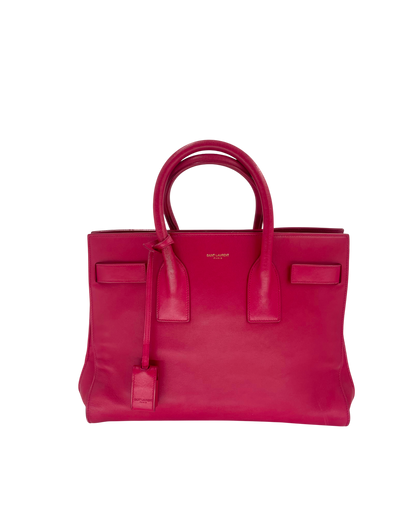Saint Laurent Sac à main en cuir rose