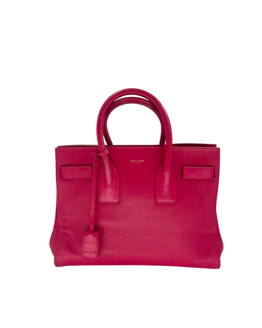 Saint Laurent Sac à main en cuir rose