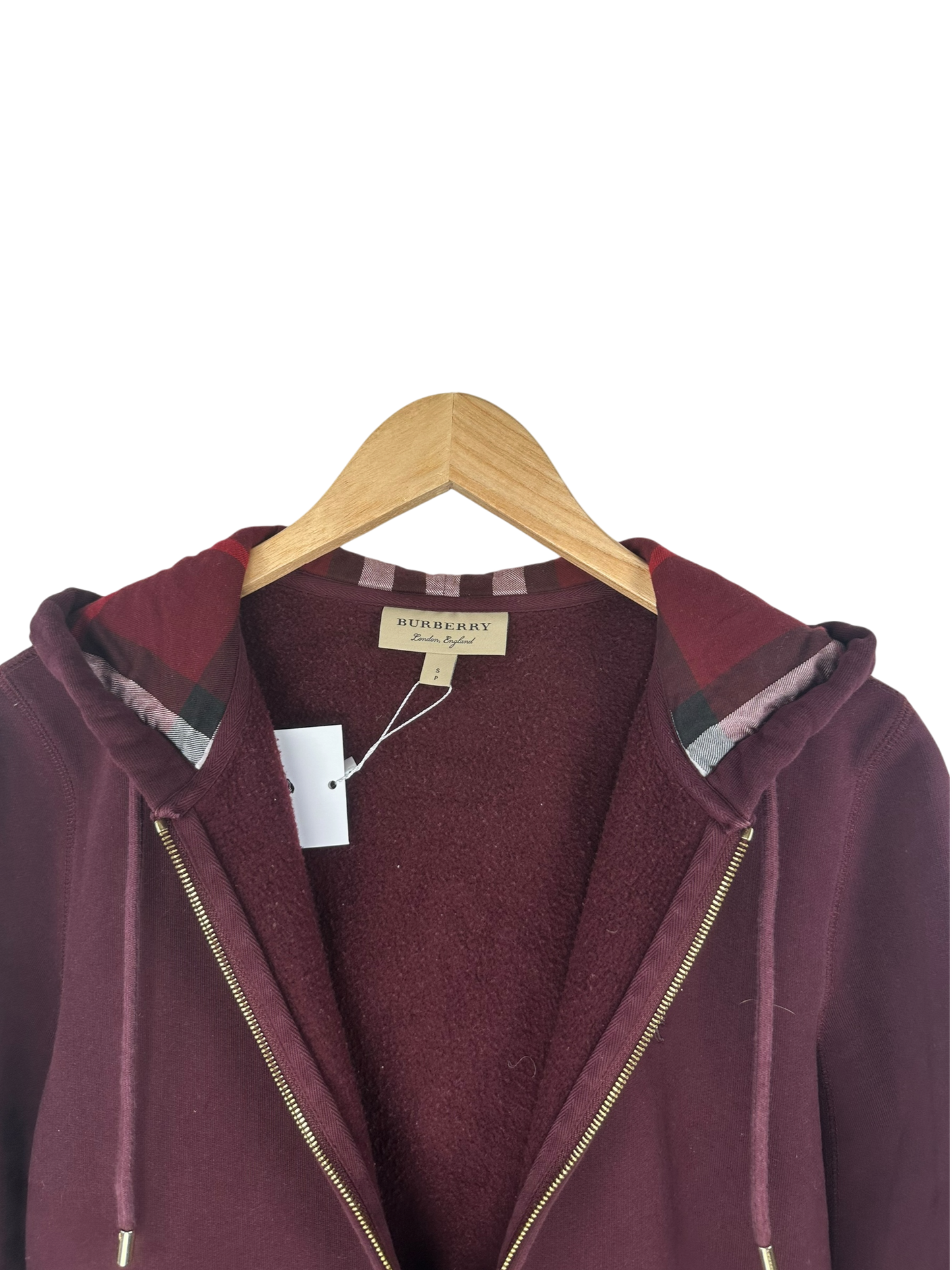 Burberry gilet à capuche