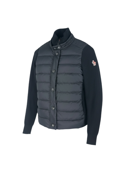 Moncler veste bi-matière cintrée