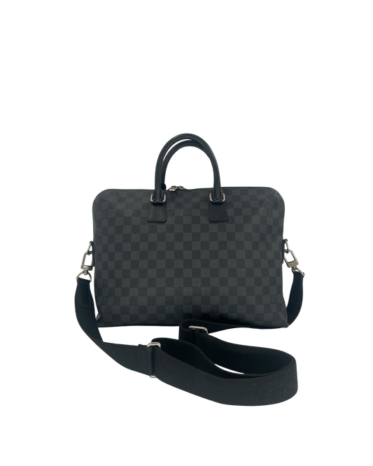 Louis Vuitton sac de voyage damier noir