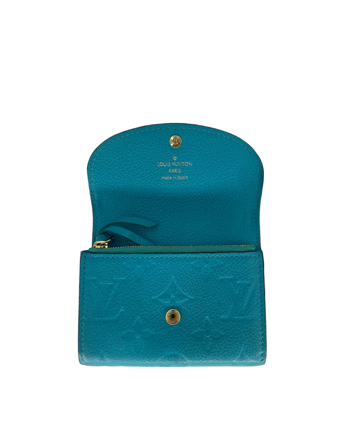 Louis Vuitton Porte-monnaie bleu