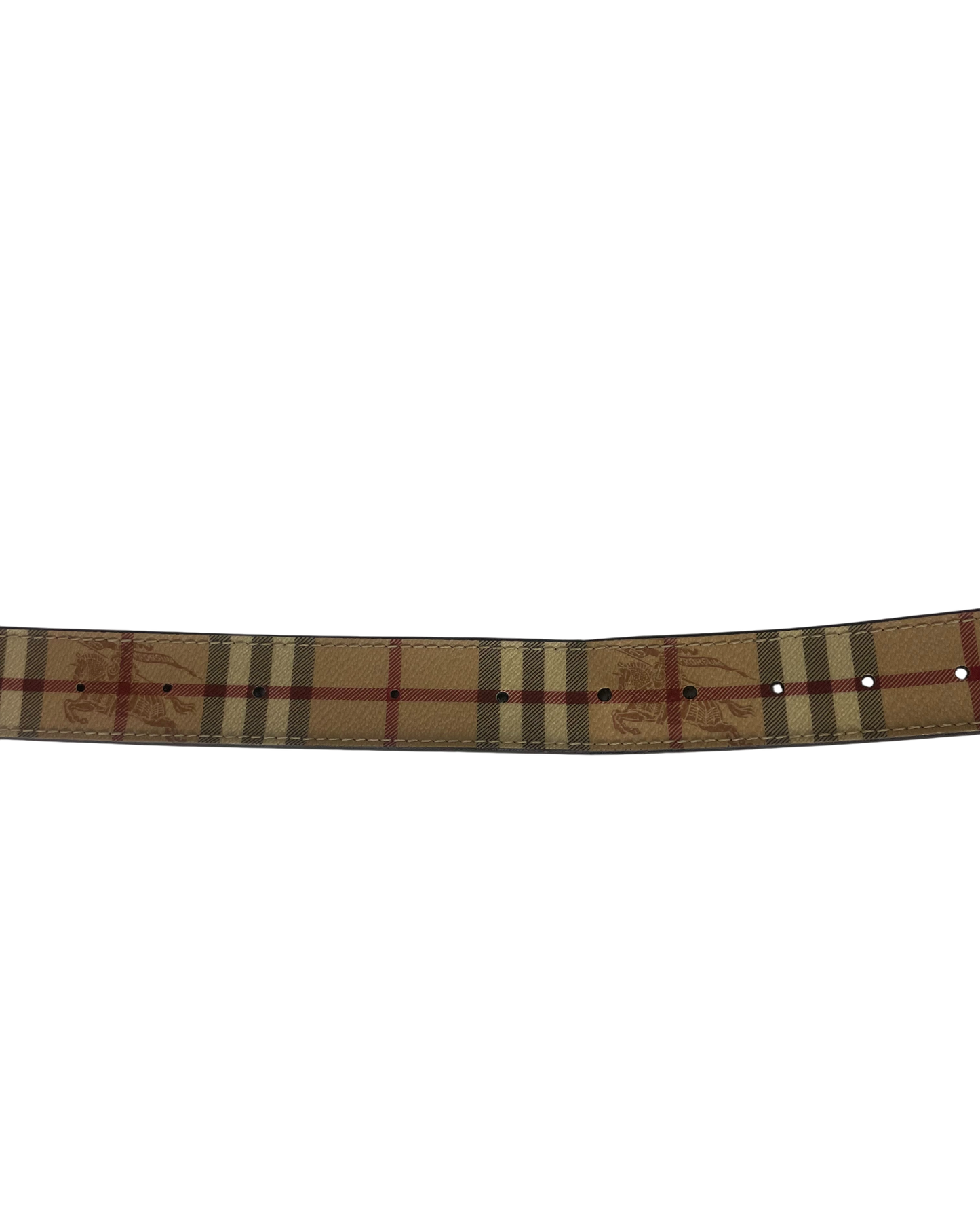 Burberry Ceinture tartan beige