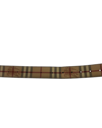 Burberry Ceinture tartan beige