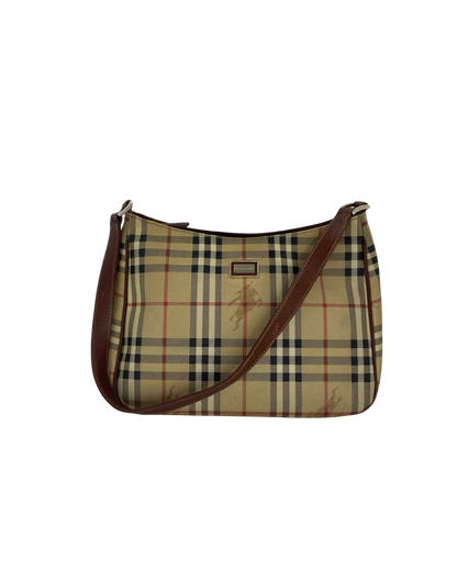 Burberry sac à main tartan beige