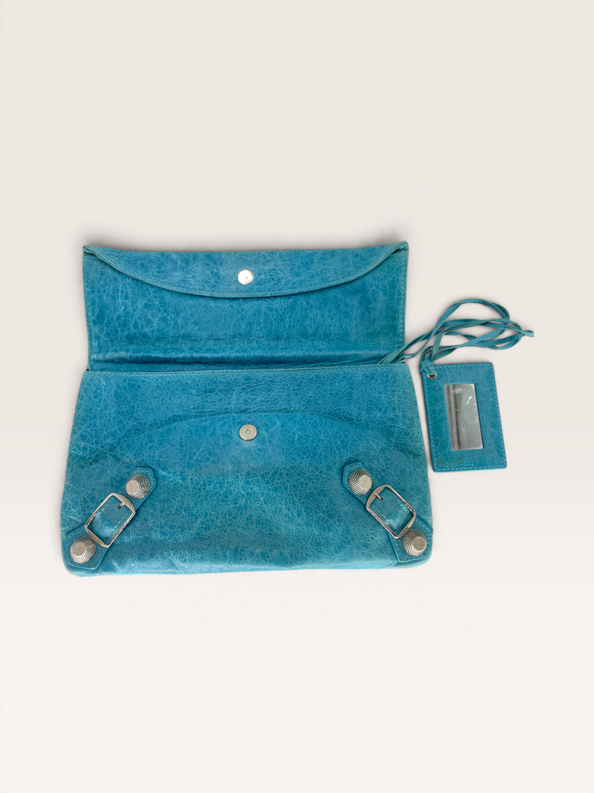 Balenciaga motocross pochette giant + miroir