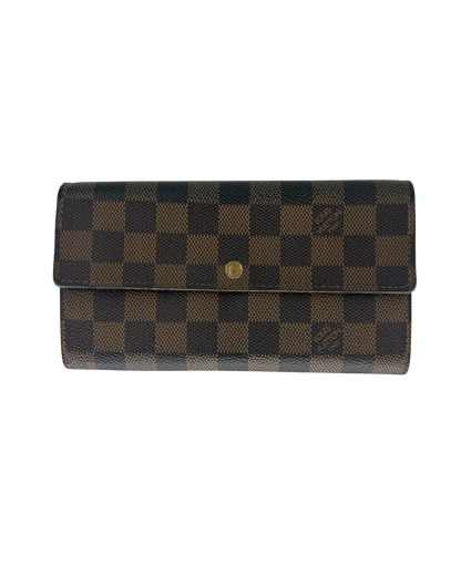 Louis Vuitton Porte-monnaie damier ébène