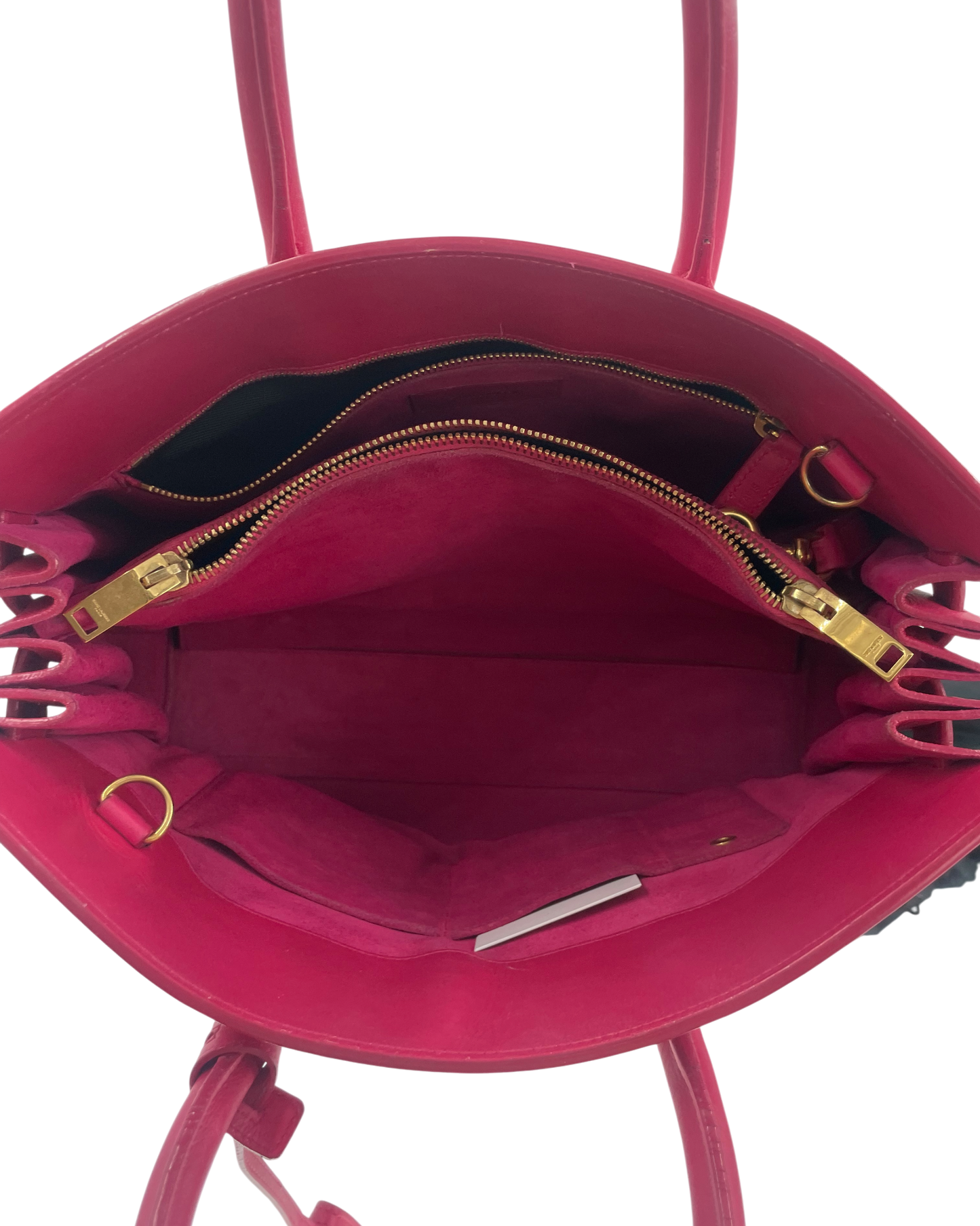 Saint Laurent Sac à main en cuir rose