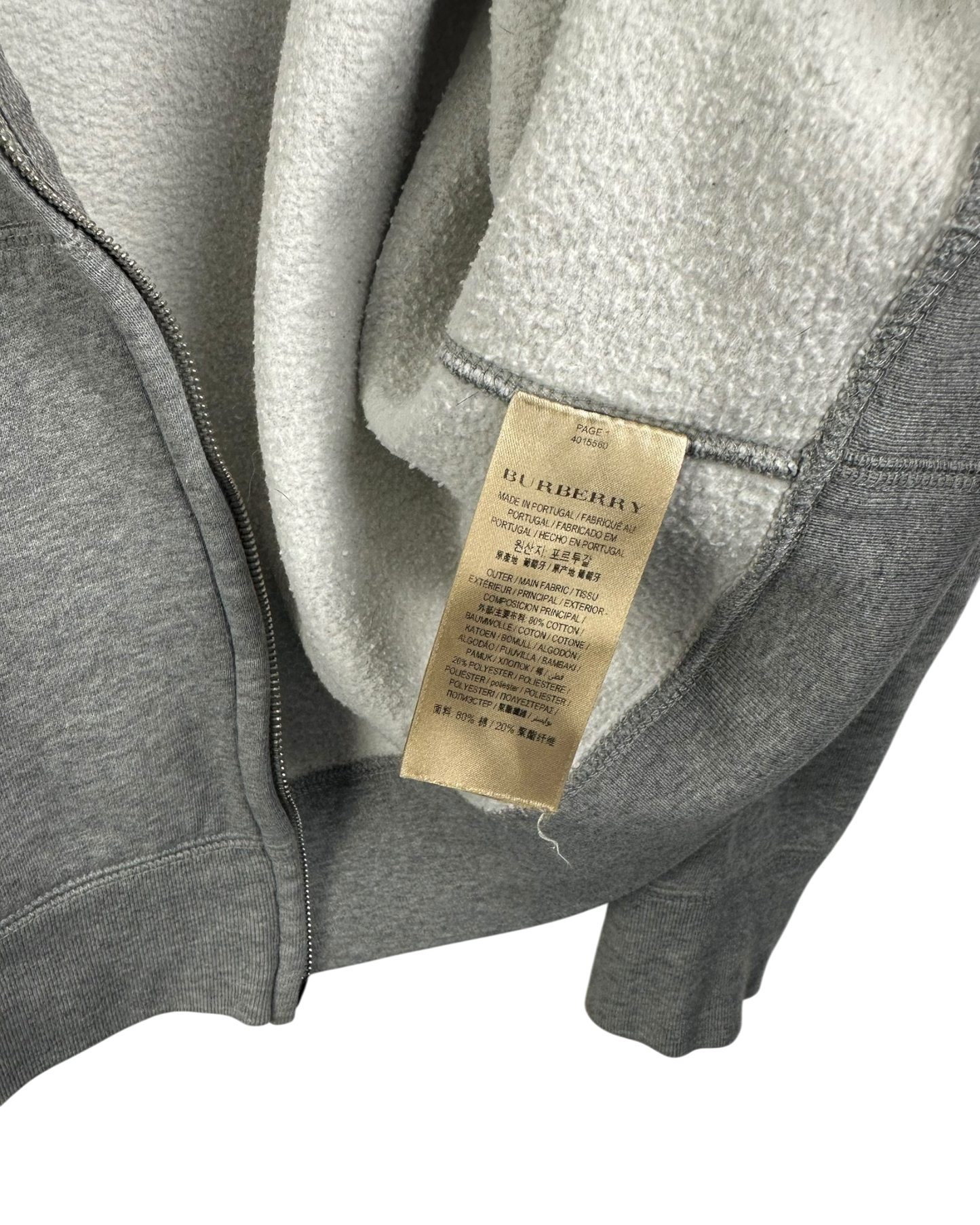 Burberry gilet à capuche