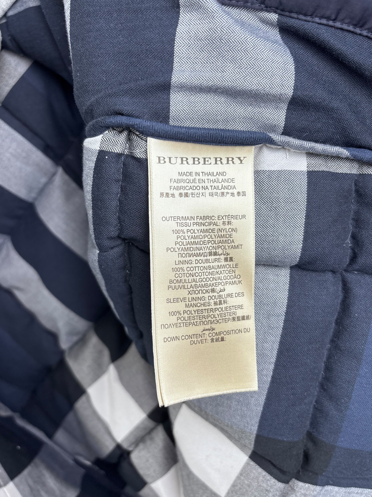 Burberry doudoune