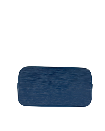 Louis Vuitton sac à main Alma épi bleu