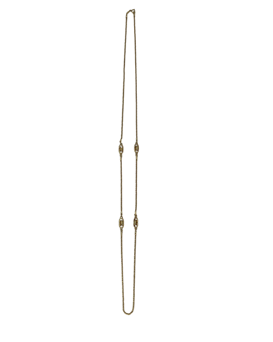 Dior Collier sautoir doré