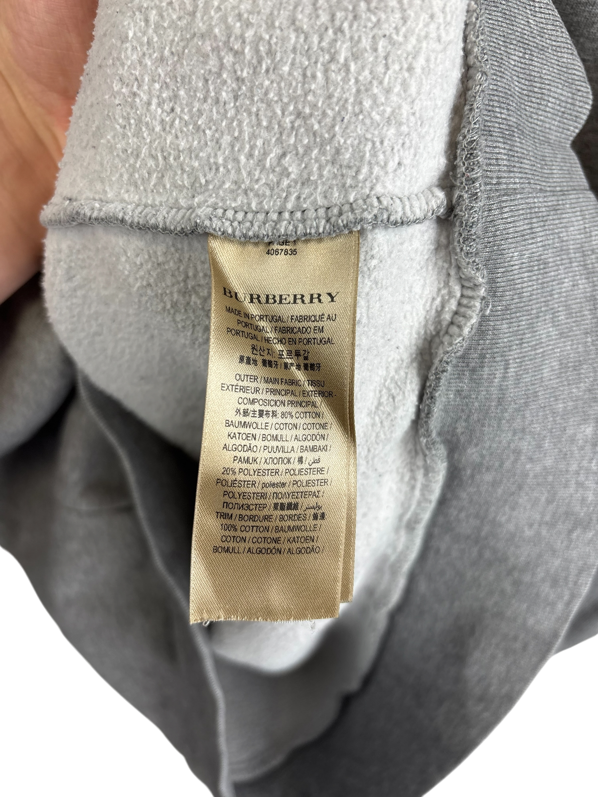 Burberry pull à capuche