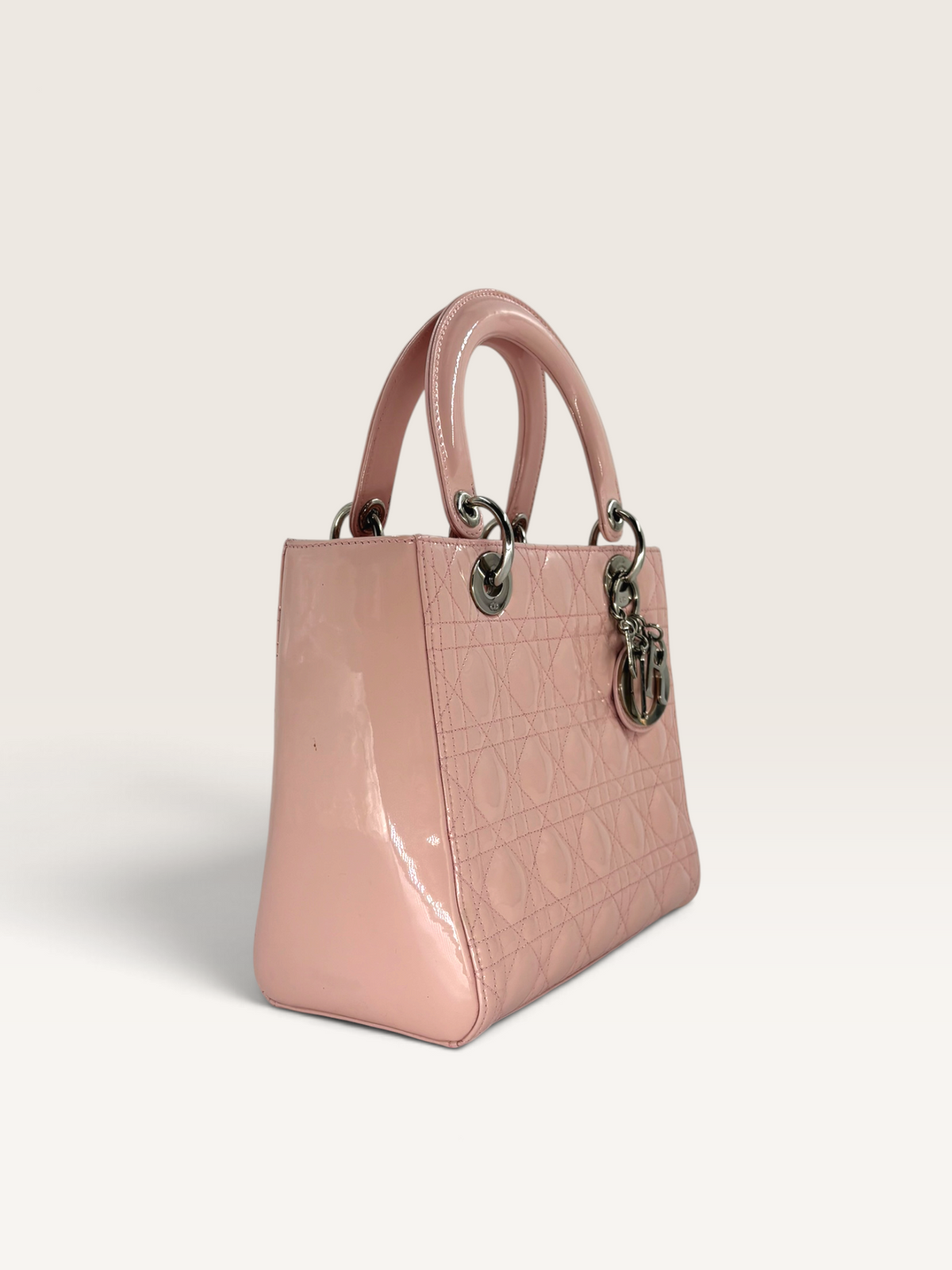 Dior Lady medium cuir vernis