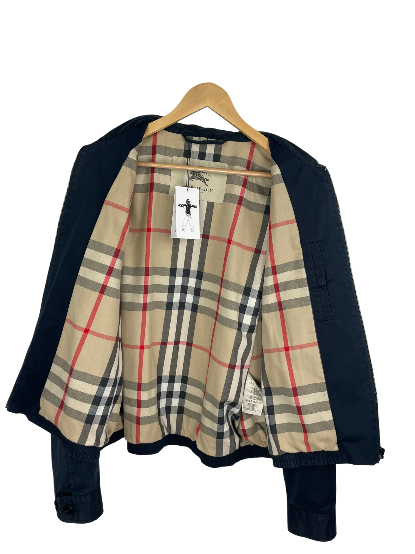 Burberry veste intérieur tartan