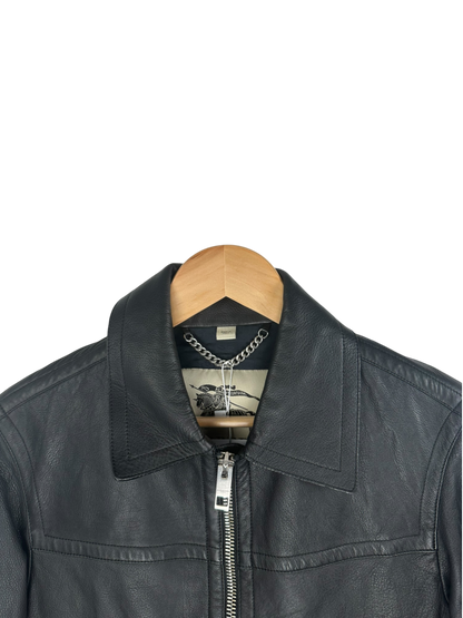 Burberry veste en cuir