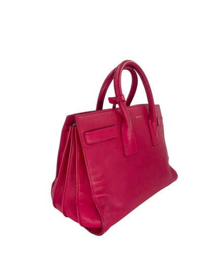 Saint Laurent Sac à main en cuir rose