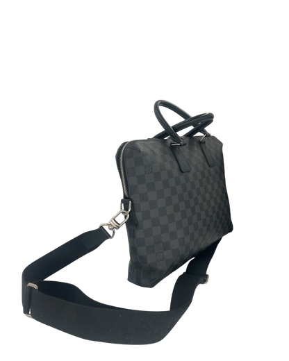 Louis Vuitton sac de voyage damier noir