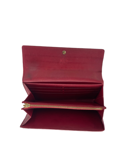 Louis Vuitton Porte-monnaie Sarah cuir vernis