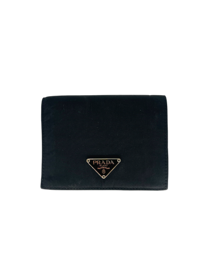 Prada Portefeuille en nylon noir