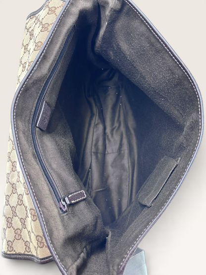Gucci sac bandoulière toile GG beige