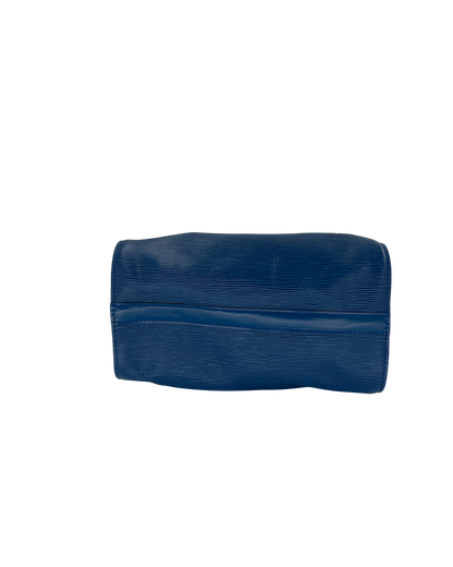 Louis Vuitton sac à man Alma épi bleu