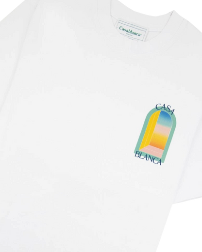 Casablanca t-shirt en coton blanc