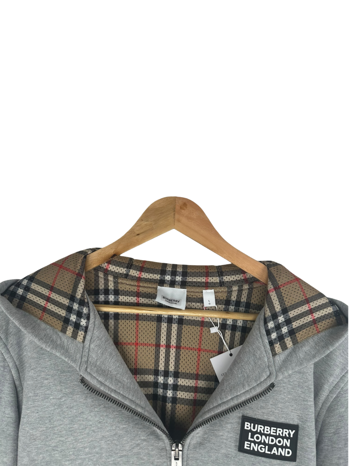 Burberry gilet à capuche