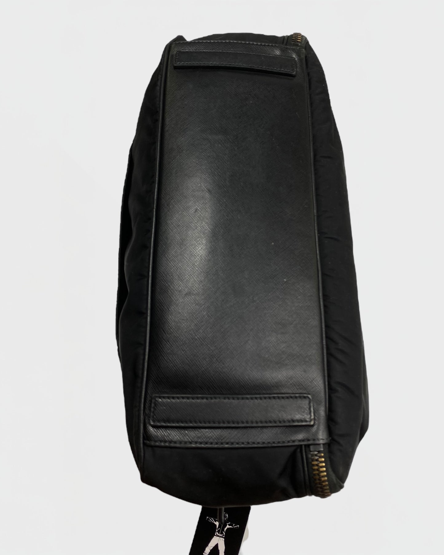 Prada nylon suitcase black