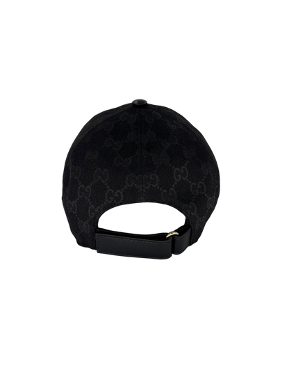 Gucci Casquette noir Toile GG