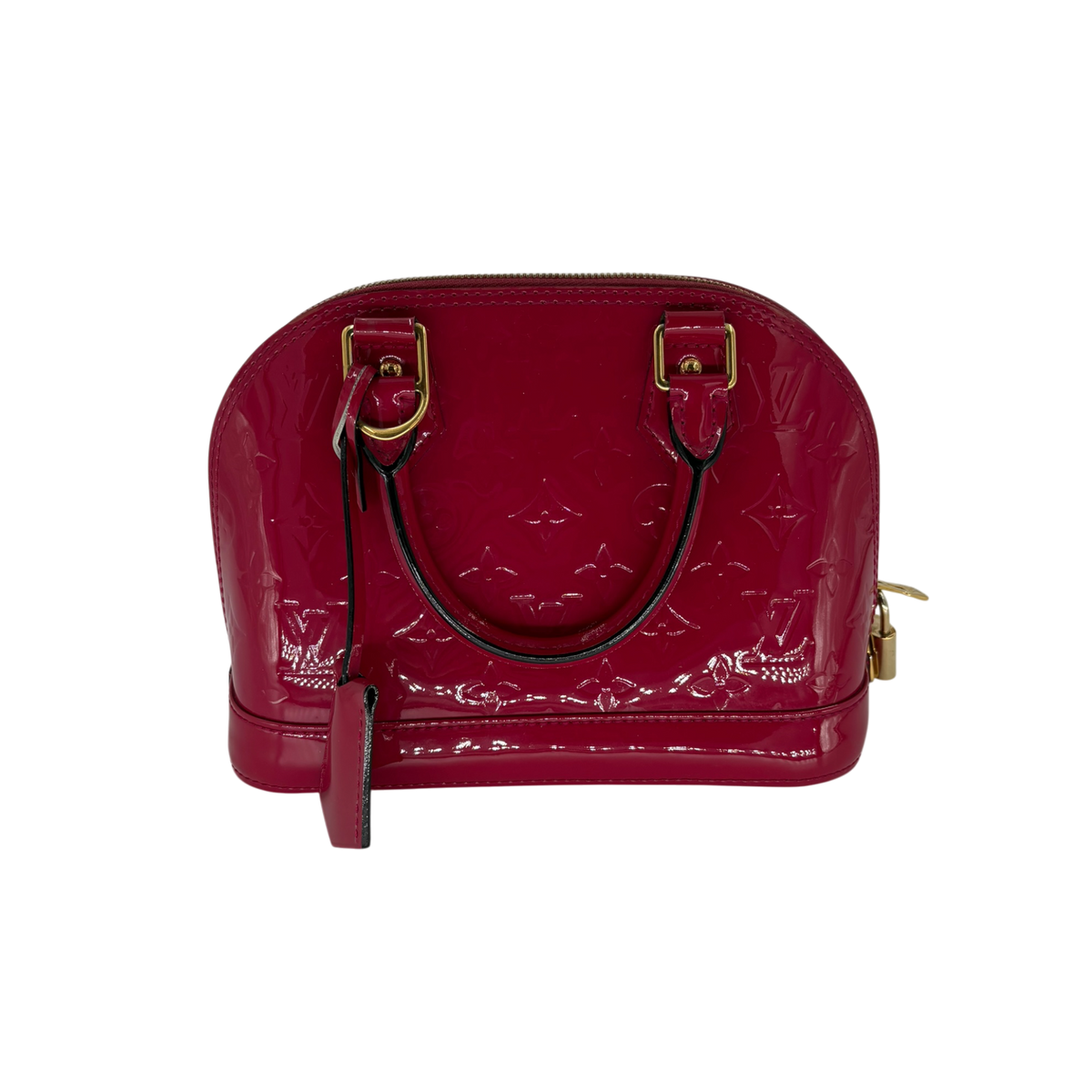 Louis Vuitton alma bb cuir vernis avec bandoulière