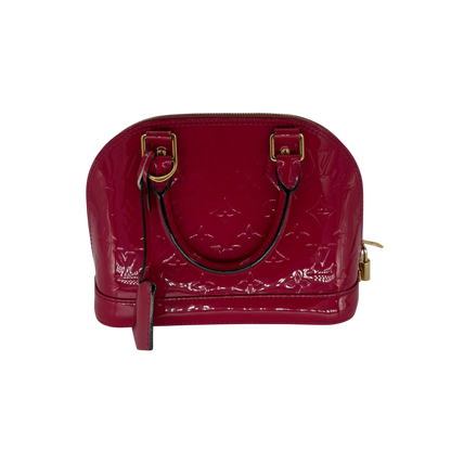 Louis Vuitton alma bb cuir vernis avec bandoulière