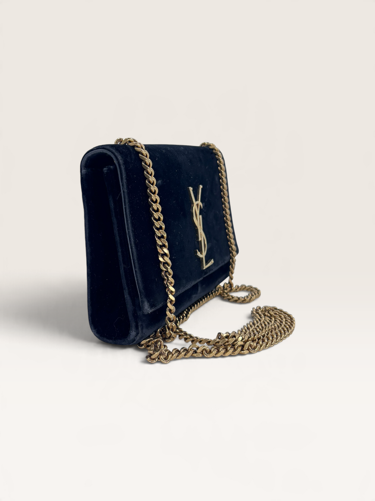 Saint Laurent sac Kate en velour