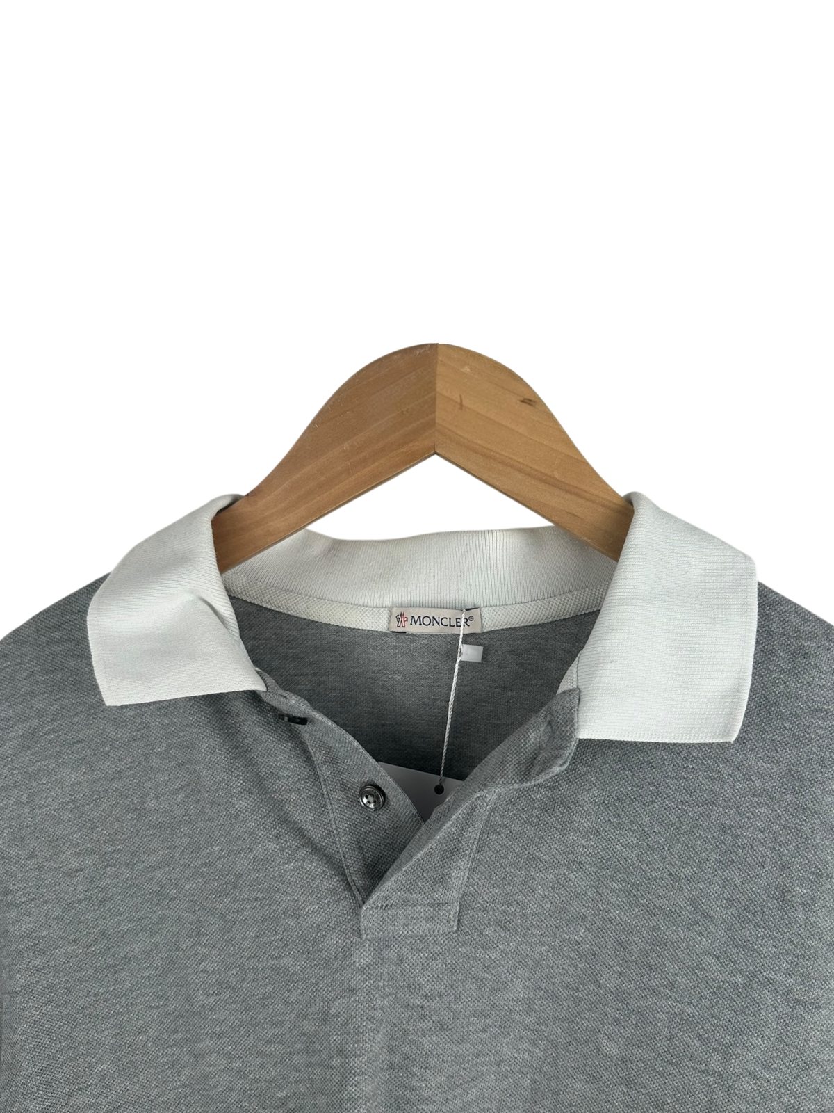 Moncler polo col blanc