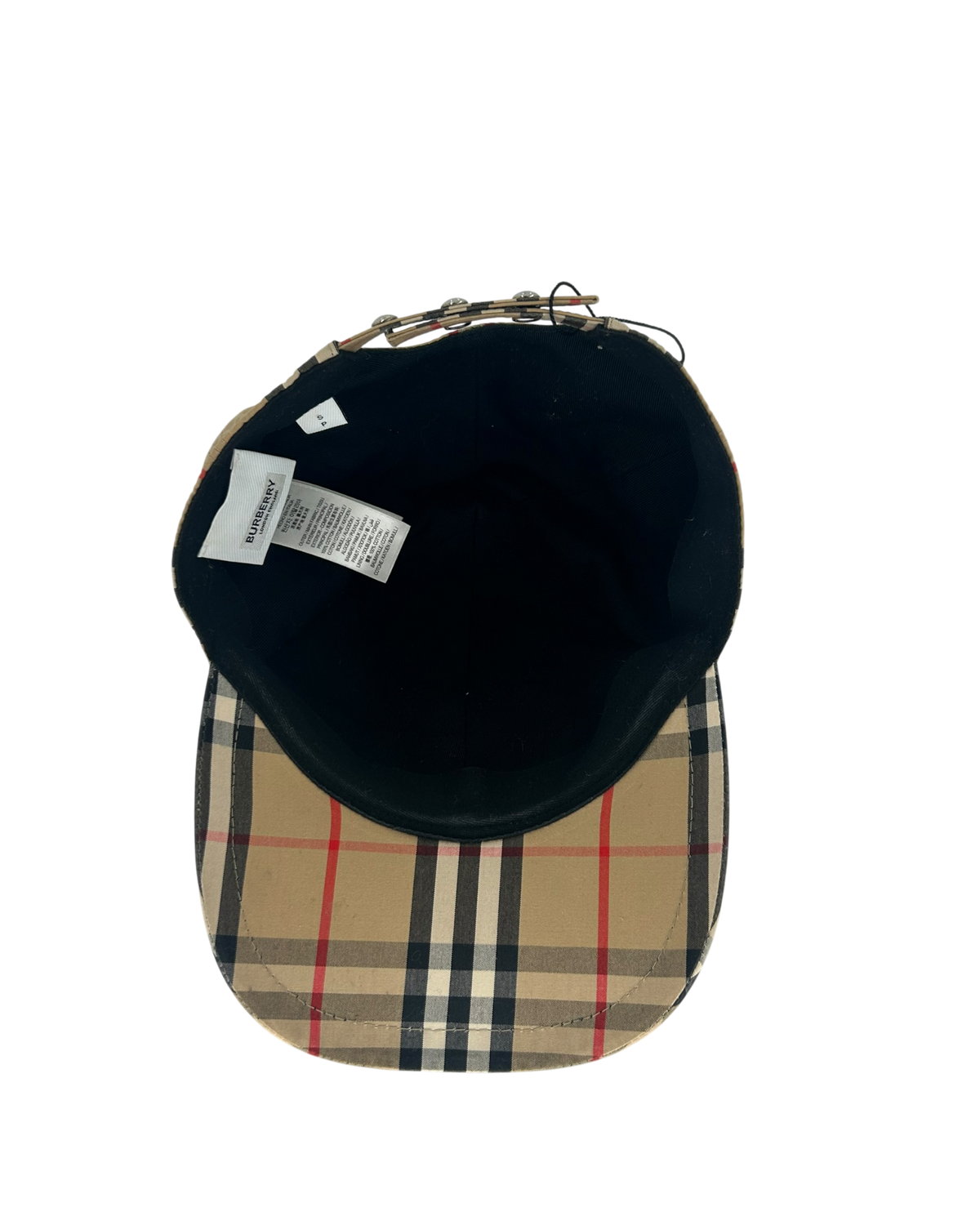 Burberry Casquette Tartan beige