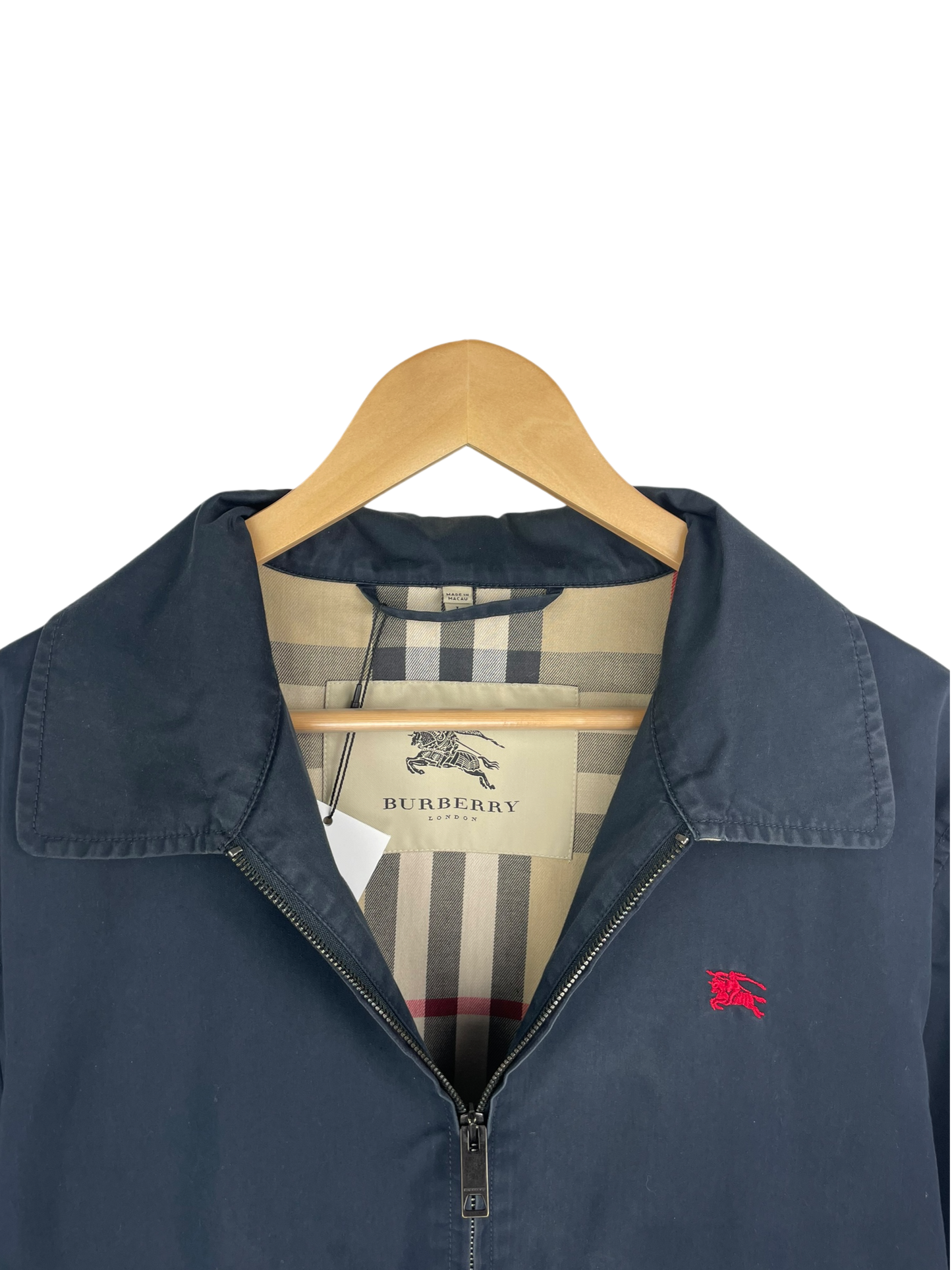 Burberry veste intérieur tartan