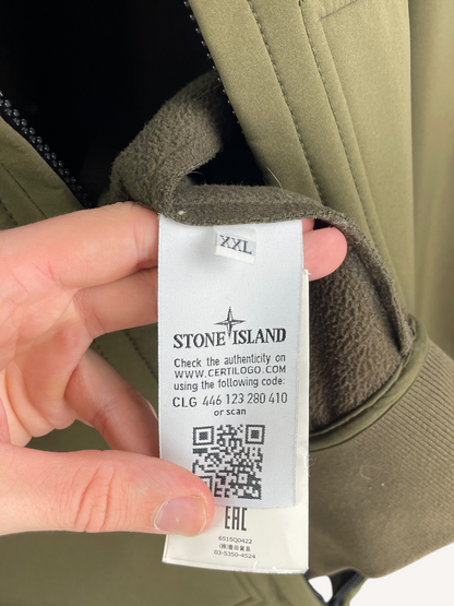 Stone Island Soft Shell à capuche