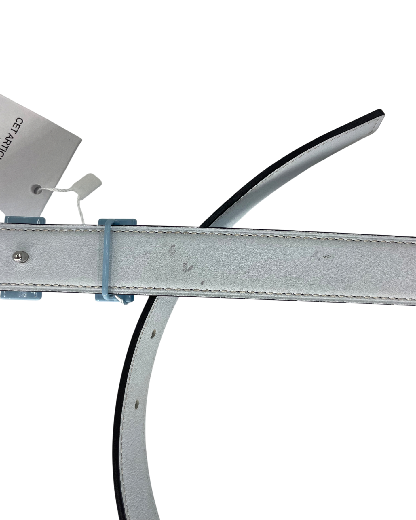 Hermès Ceinture en cuir bleu