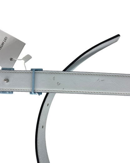 Hermès Ceinture en cuir bleu