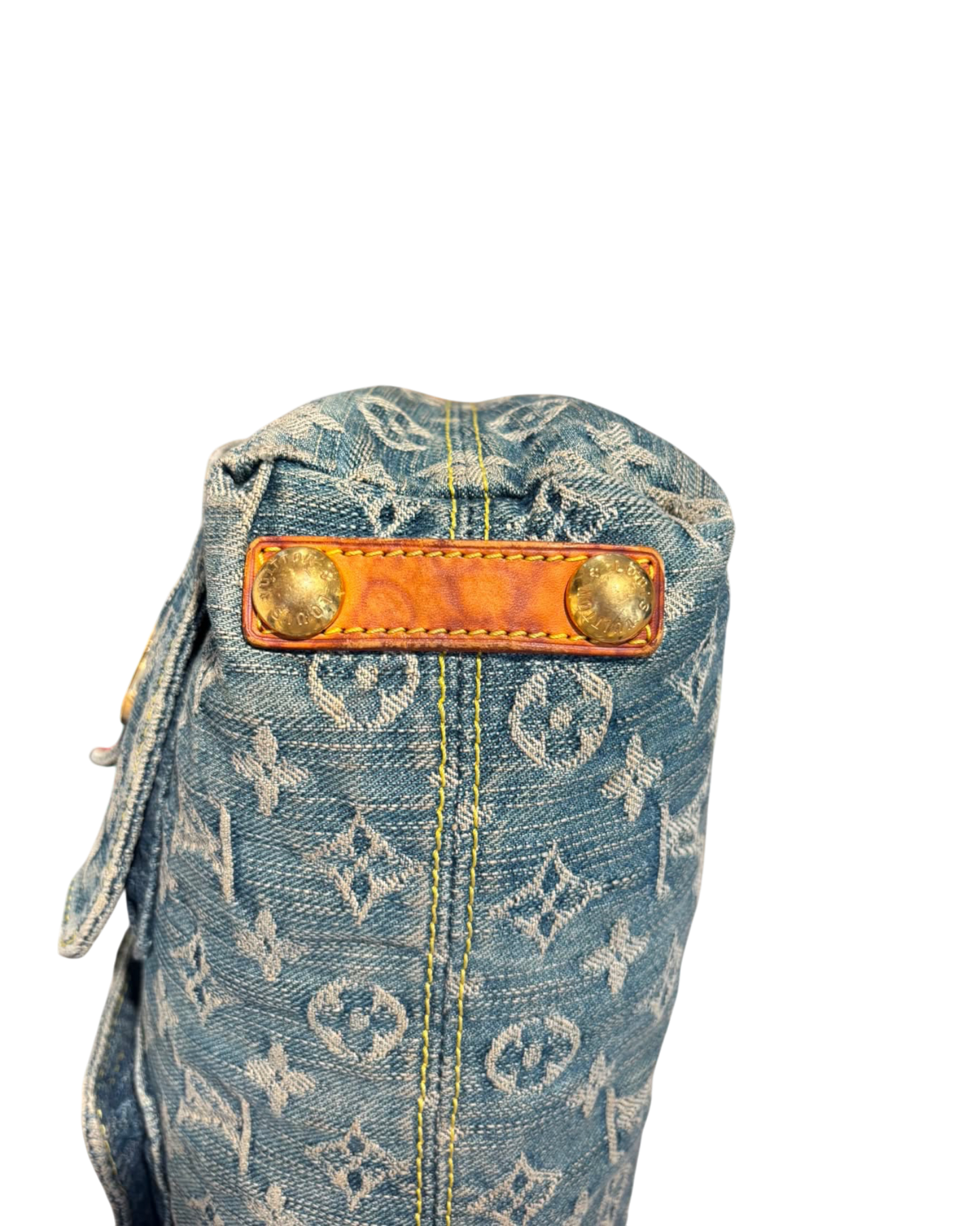 Louis Vuitton Sac porté épaule denim