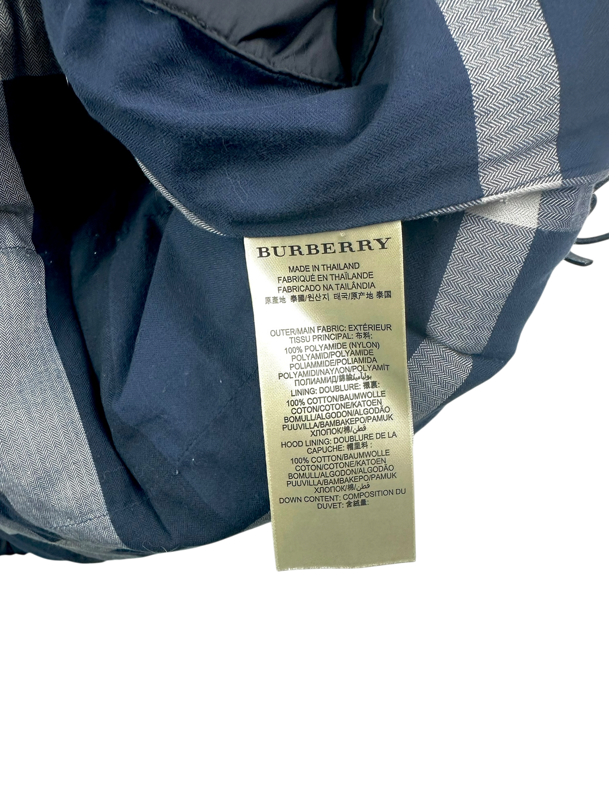 Burberry doudoune sans manches