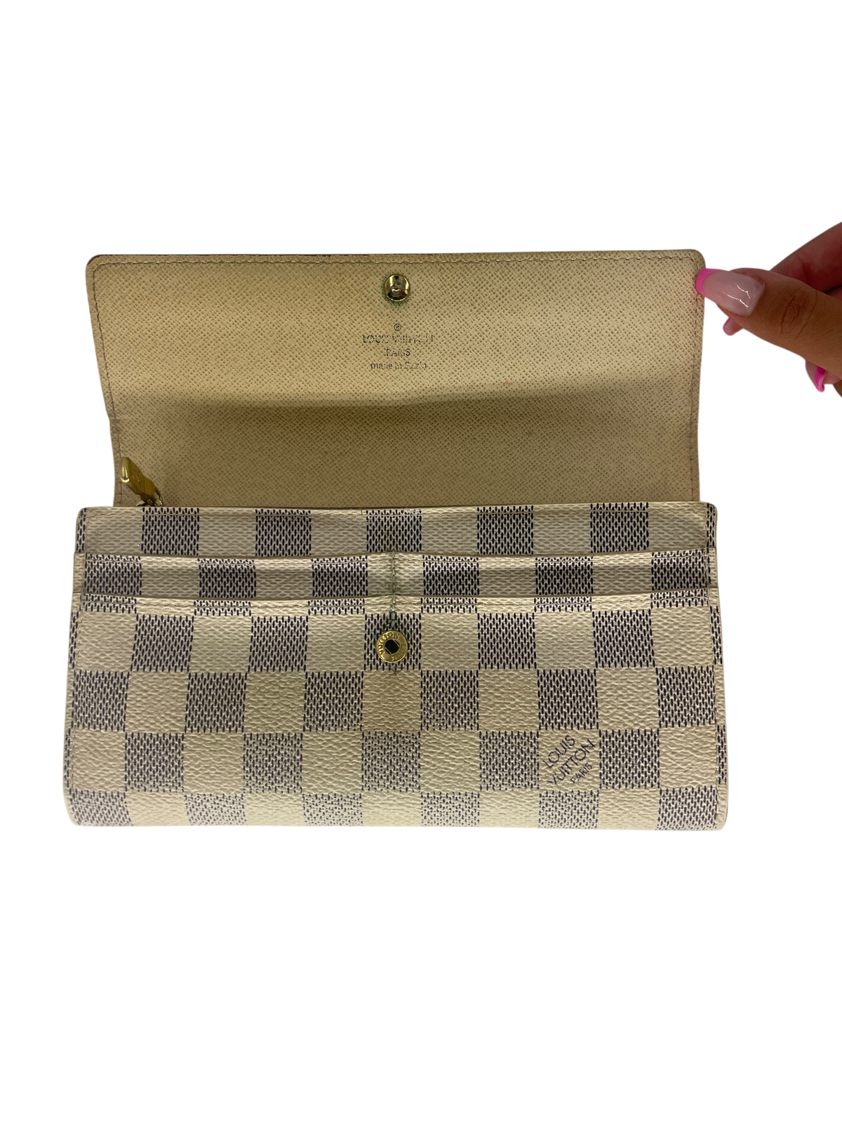 Louis Vuitton Portefeuille Sarah Damier Azur