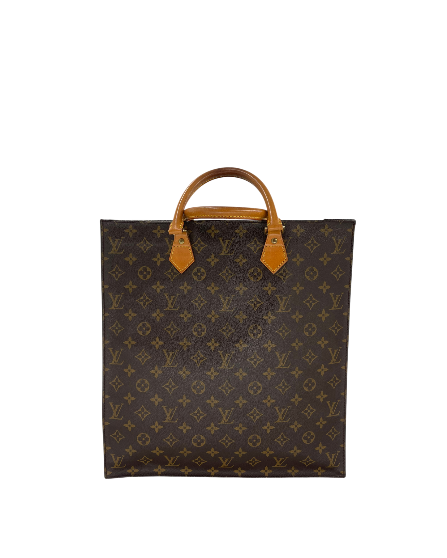 Louis Vuitton sac à main plat marron